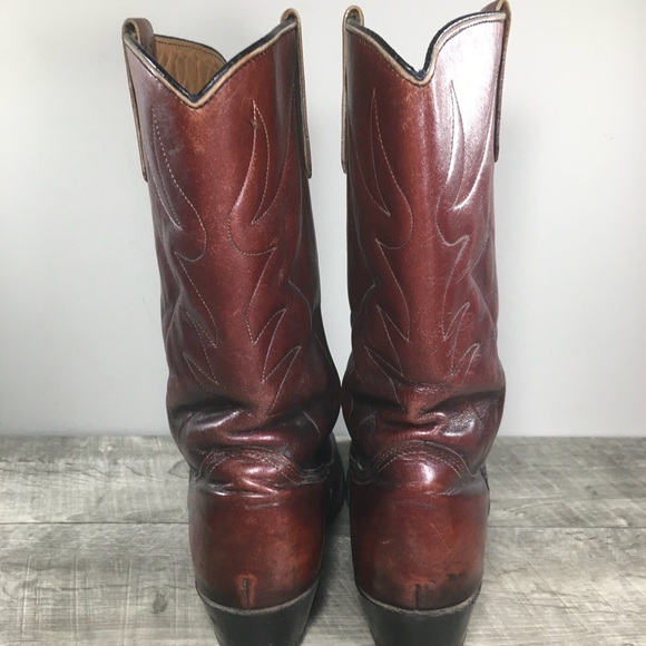 Vintage Chippewa Men’s Leather Wellington Western Cowboy Biker Soft Toe Boots 9 - Picture 7 of 11